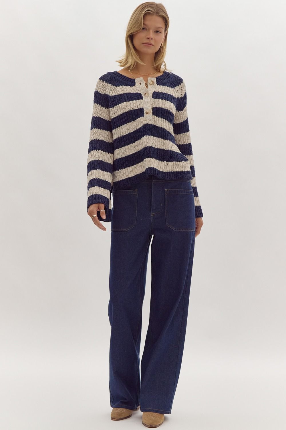 Stripe Sweater in Two Colors