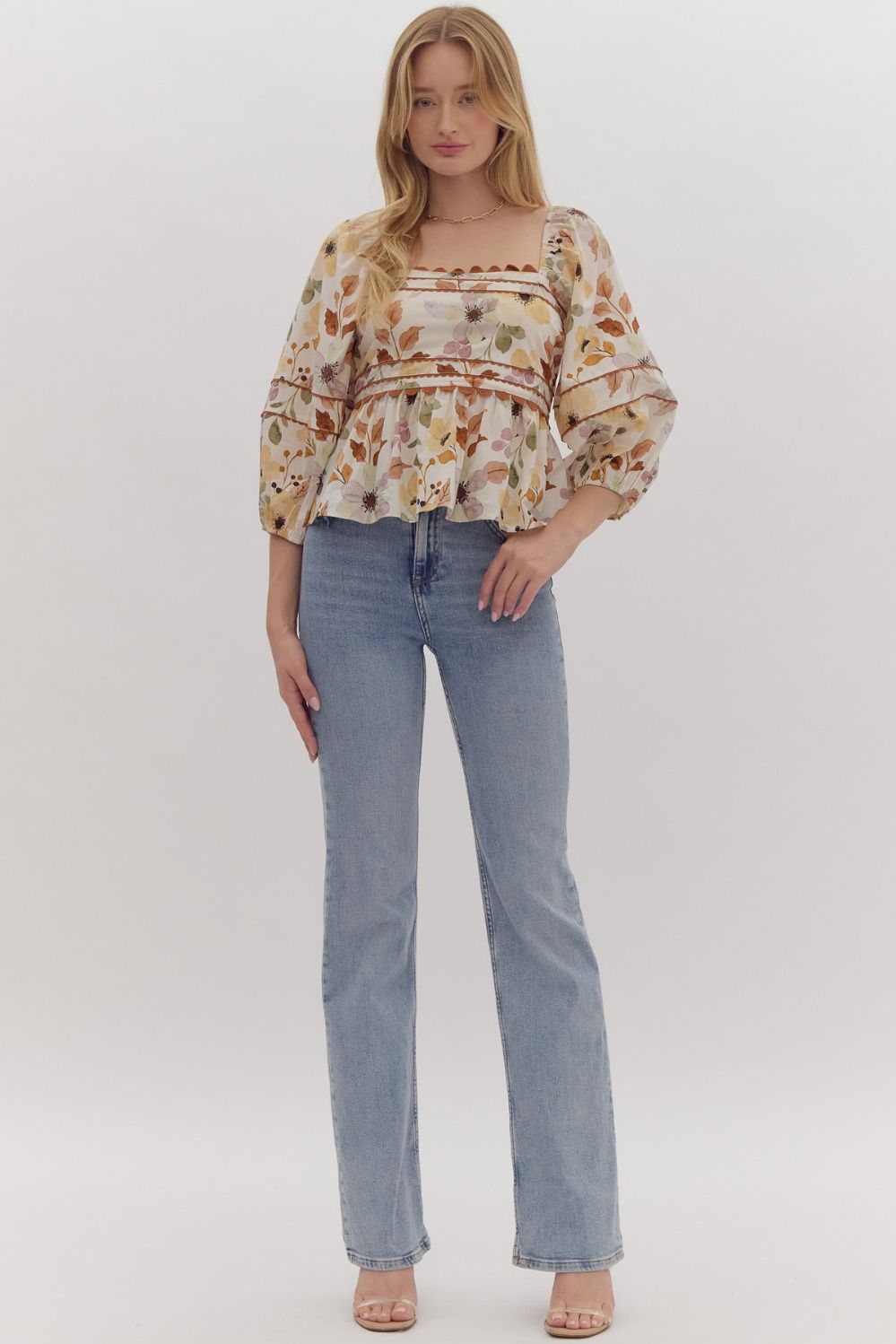 Petal Perfect Peplum Top