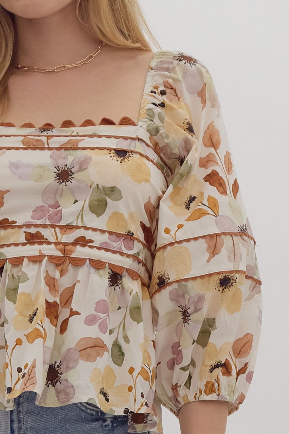 Petal Perfect Peplum Top
