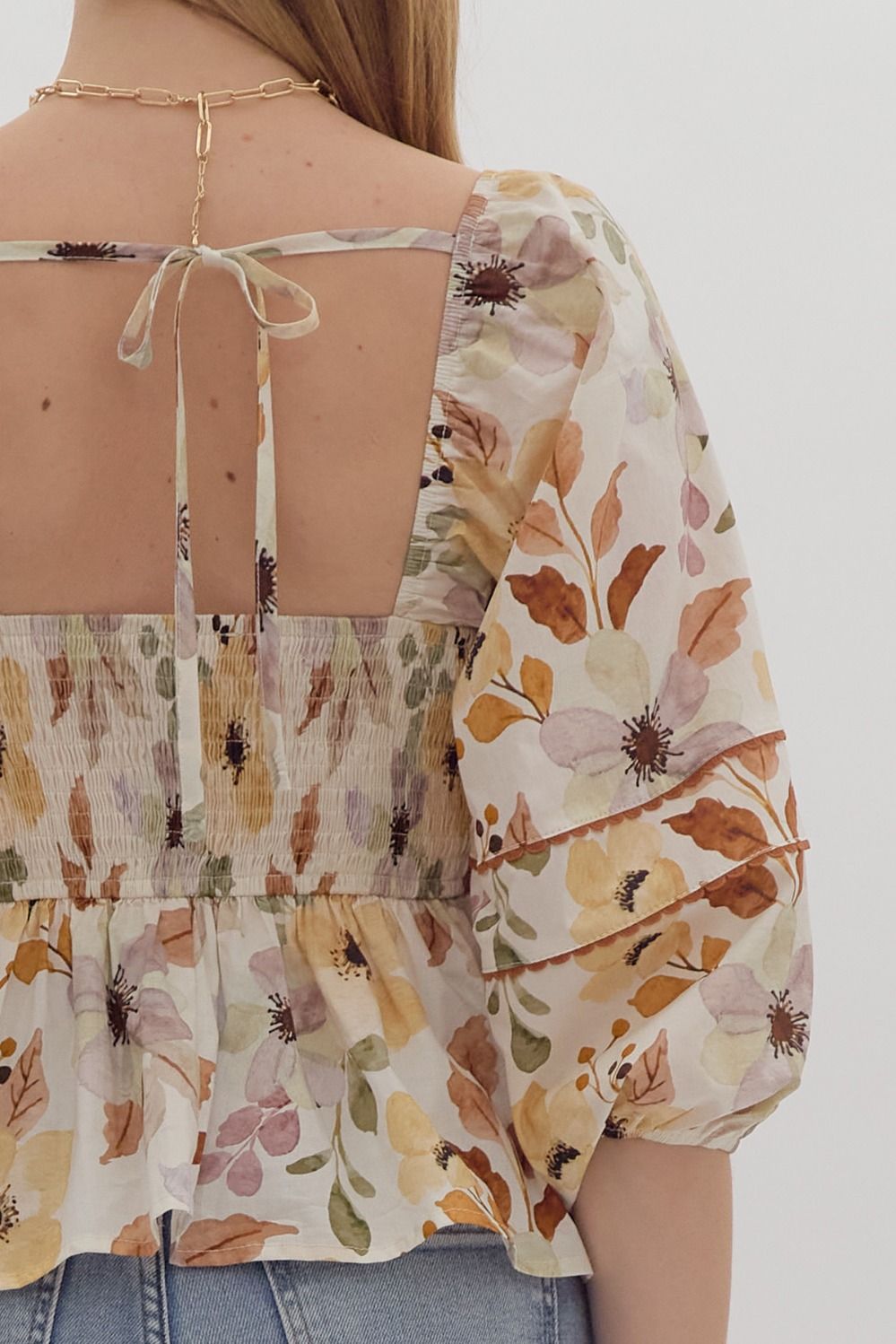 Petal Perfect Peplum Top