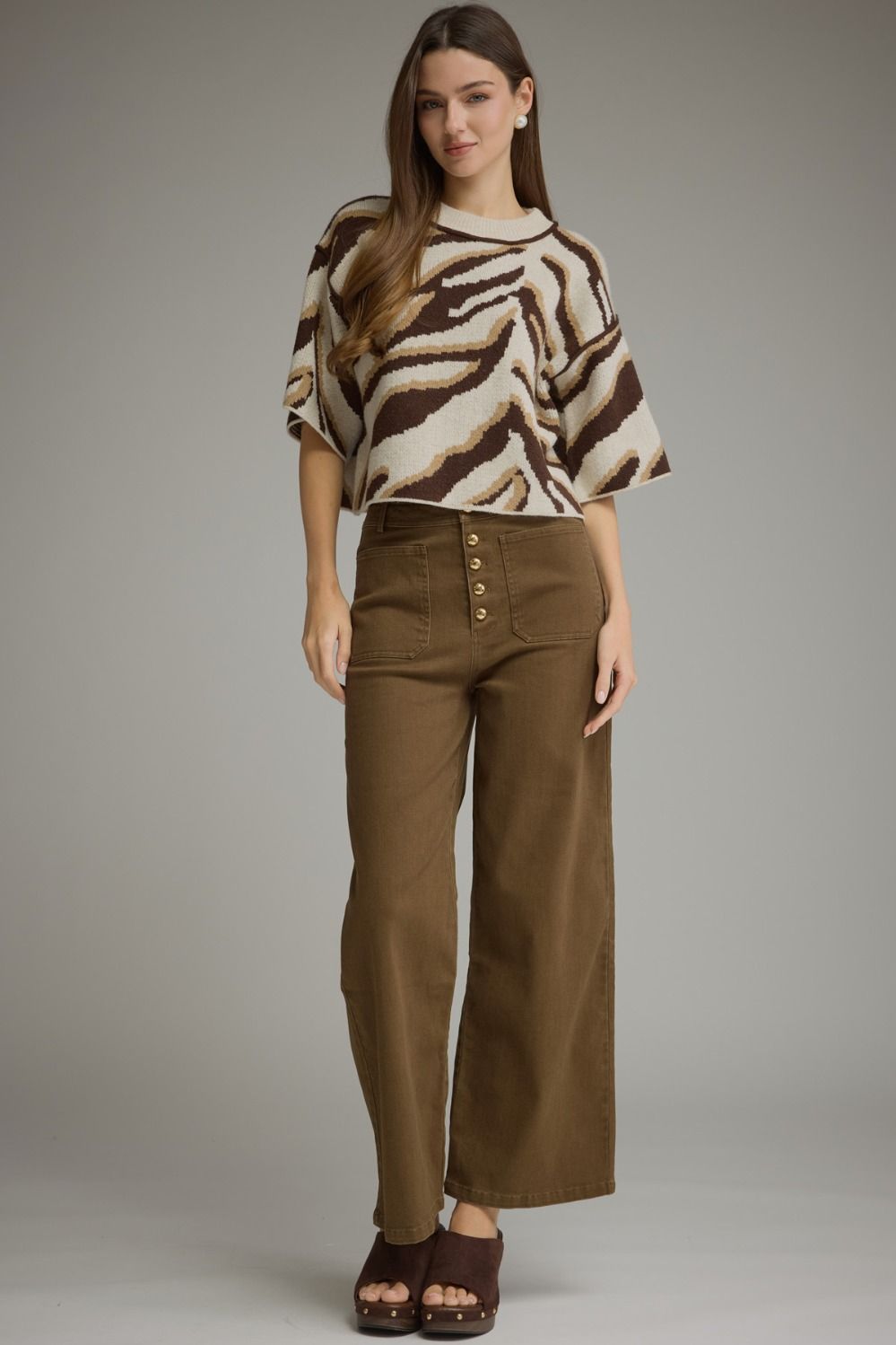 Animal Print Sweater