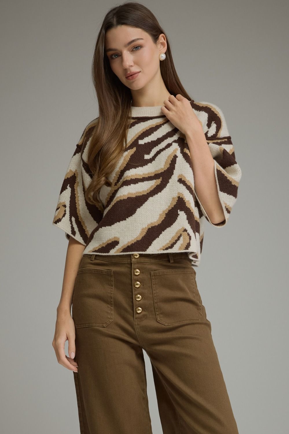 Animal Print Sweater