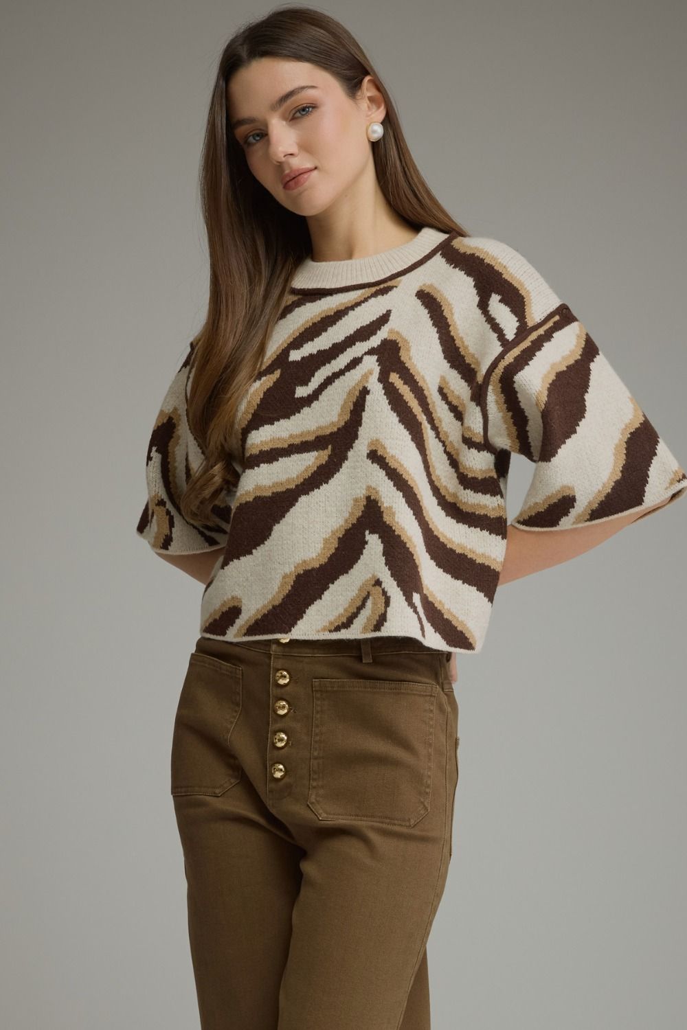 Animal Print Sweater