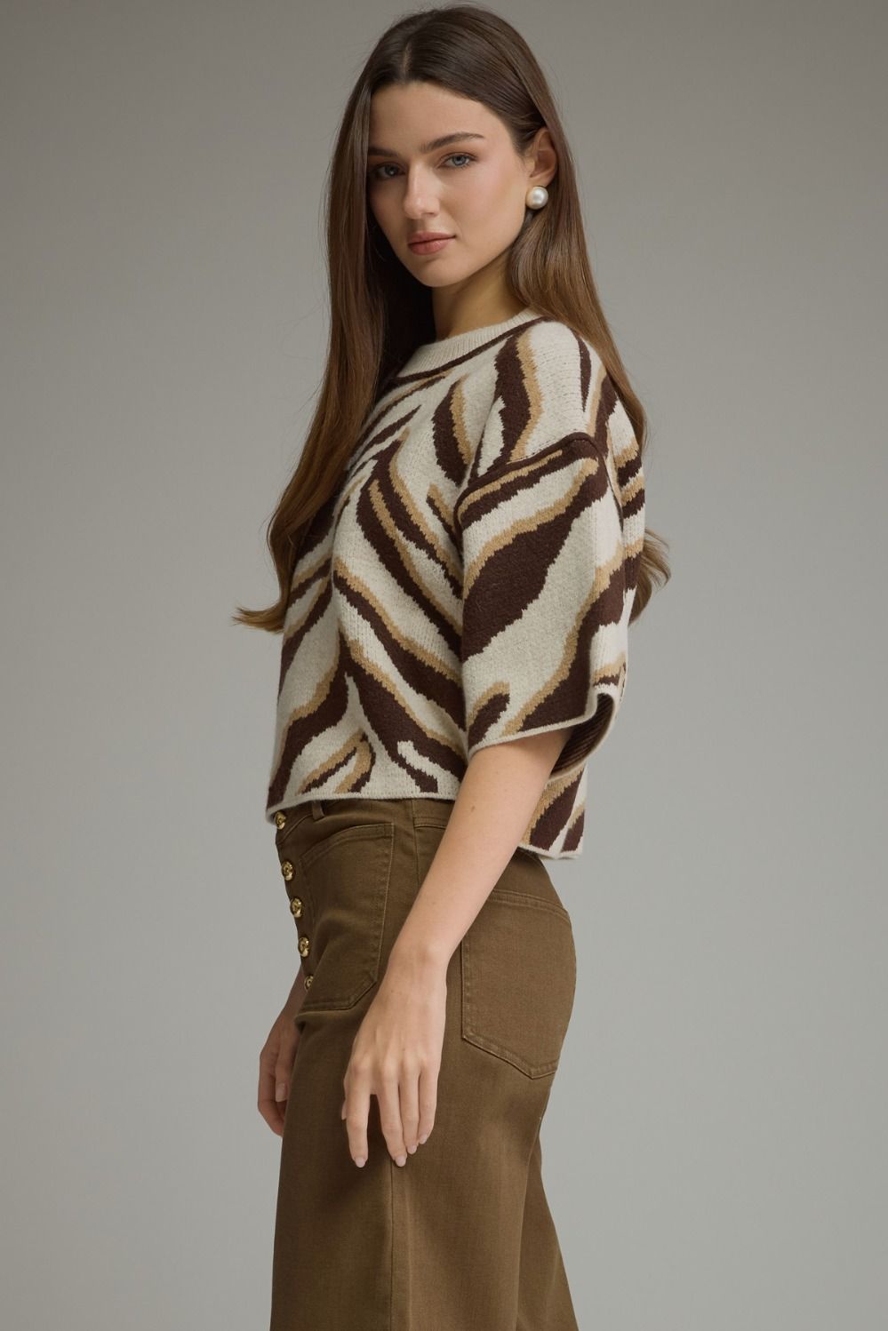 Animal Print Sweater