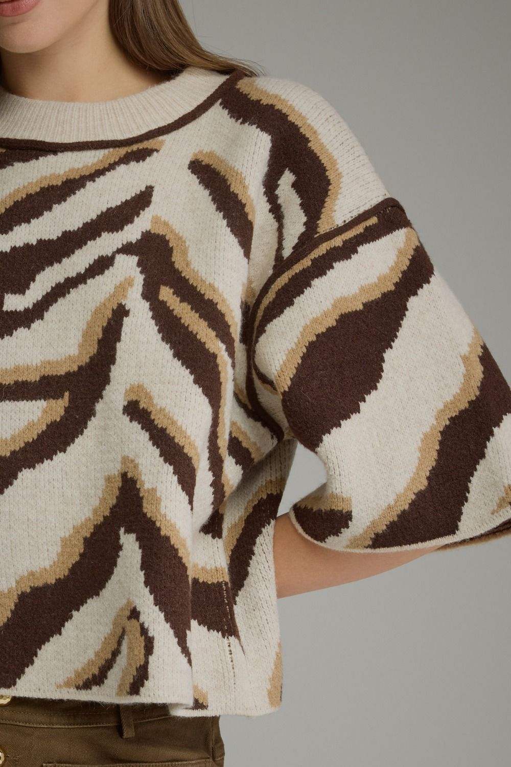 Animal Print Sweater