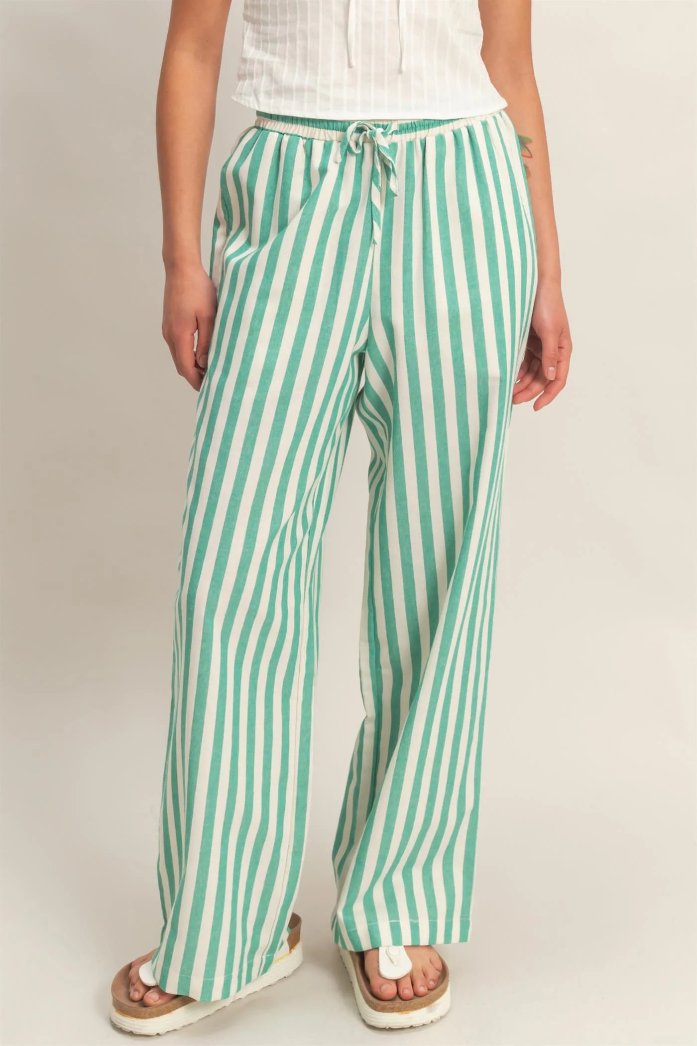Laid-Back Stripe Pants