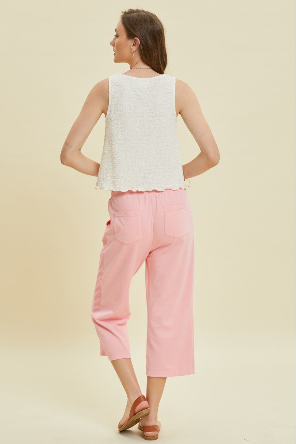 French Terry Capri Pants