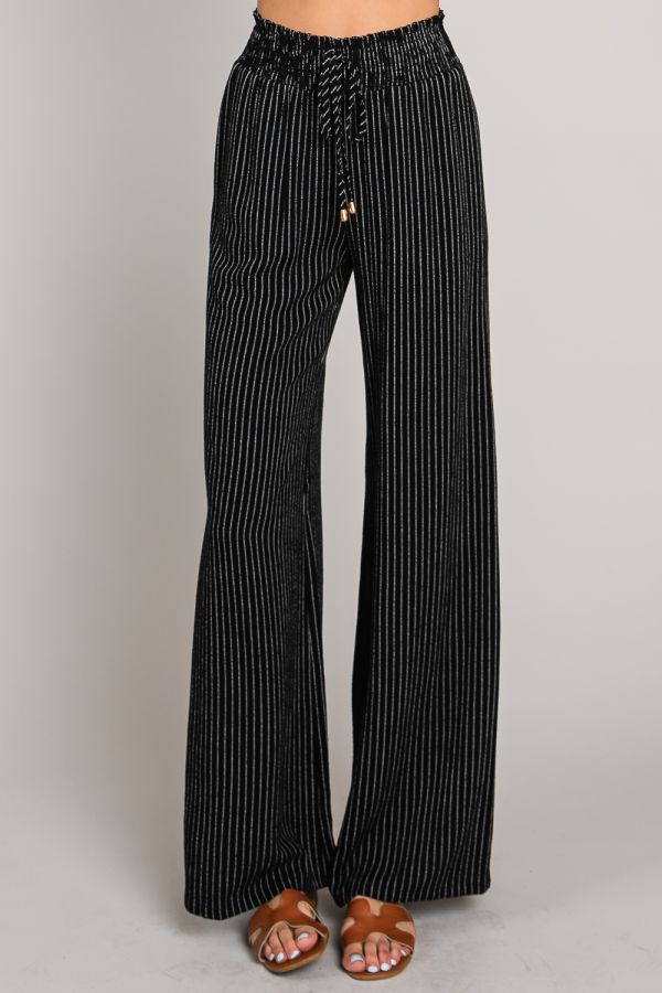 Soft Striped Linen Pants