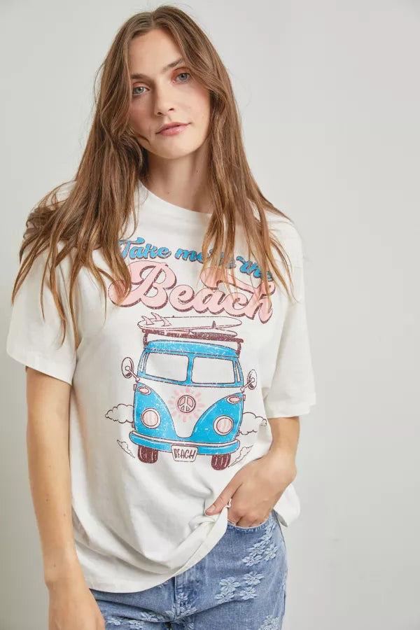 Take me to the beach tee shirt