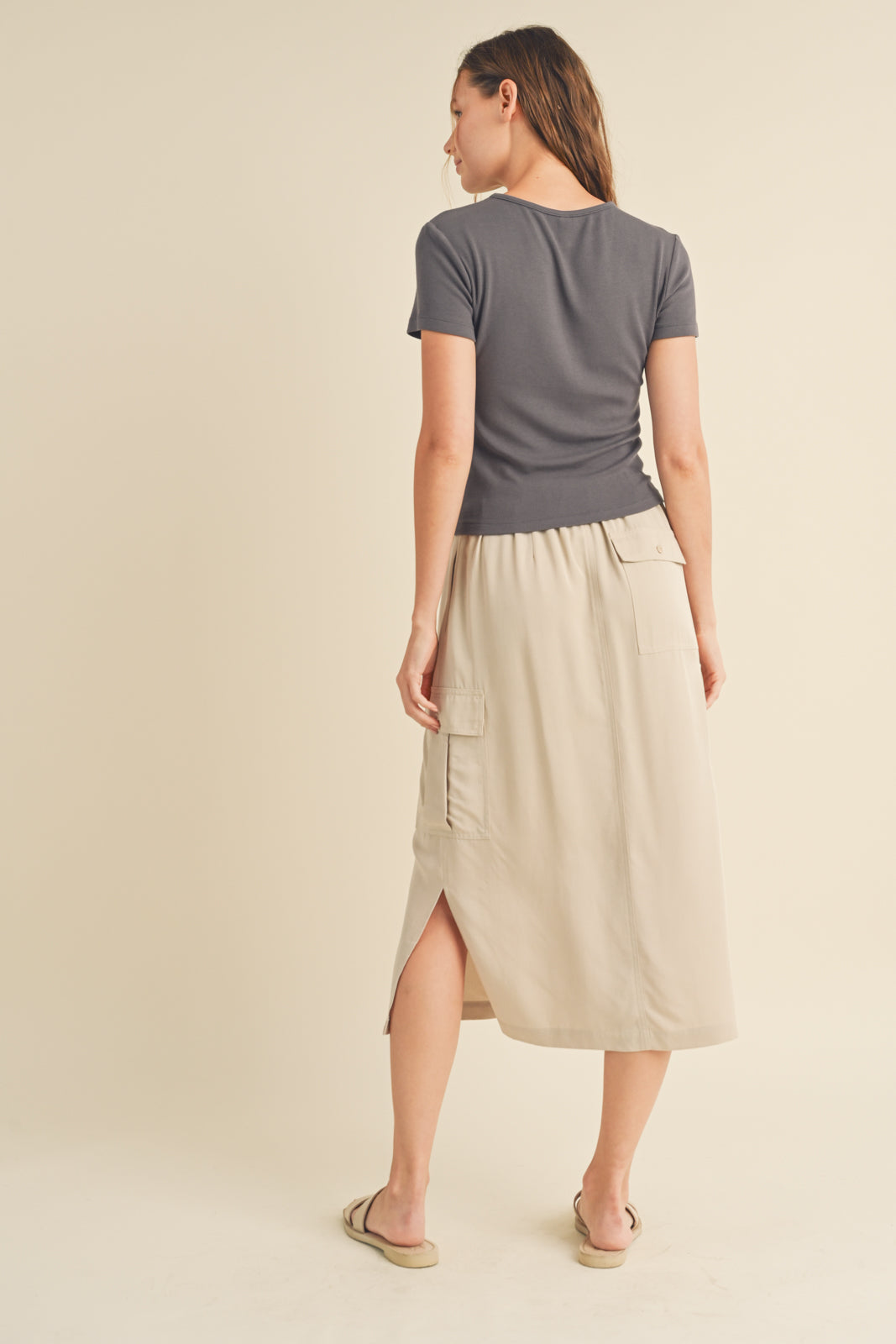 Cargo Midi Skirt