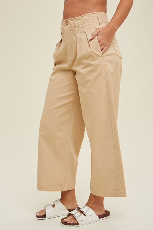 Pleated Wide Leg trousers